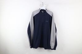 Vintage The North Face Mens Large Distressed Spell Out Half Zip Fleece S... - $29.65