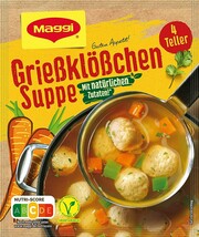 Maggi instant soup GRIESSKLOSSCHEN Semolina dumpling -1ct./4 servings -F... - $6.92