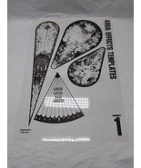 1991 Fantasy Forge Miniatures Area Effect Templates Sheets 1-3 - $370.65 MXN