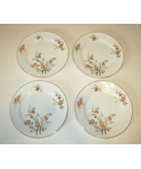 NORITAKE china Brenda 3064 Set of 4 Bread &amp; Butter Plates 6 1/4&quot; Gold Ri... - £30.75 GBP