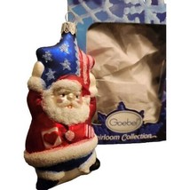 Goebel Santa&#39;s Pride Glass Ornament - Made In Germany  - $15.00