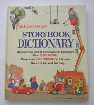 Richard Scarry&#39;s Storybook Dictionary ~ Vintage Childrens Hb Big Golden Book 1st - £13.86 GBP