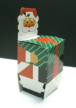 Vintage Small Santa Gift Box Cardboard 2&quot;x2&quot; - £3.89 GBP
