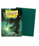 1 pack of 100 Dragon Shield Power Green Dual Matte Standard Sized Card S... - $288.53 MXN