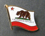 US CALIFORNIA STATE FLAG USA SINGLE LAPEL PIN BADGE 7/8 INCH - £4.42 GBP