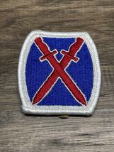 Vintage US Army 10th Mountain Infantry Division Patch Military Militaria... - $7.91