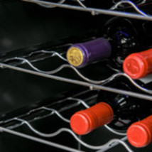 HOMCOM® 18-Bottle Wine Cooler Mini Fridge - $375.00