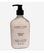 Sand + Fog Vanilla Musk Body Lotion 10.1 Oz New Pump Bottle - €31,71 EUR
