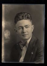 SNAPSHOT from ALBUM * 1929 Young Man id TIM at Graduation  aunt Sarahs' ... - $8.50