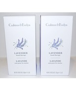 LOVELY NIB PAIR OF CRABTREE &amp; EVELYN LAVENDER 3.5 OZ HAND THERAPY - £22.82 GBP