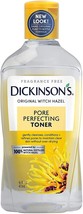 Dickinson&#39;s Original Witch Hazel Pore Perfecting Toner 16 fl oz (Pack of 2) - £24.77 GBP