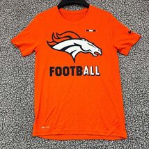 Denver Broncos Shirt Youth Medium 10-12 Orange Nike Short Sleeve Crew Ne... - €11,03 EUR