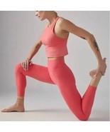 Athleta Womens L Transcend High Rise 7/8 Legging Coral/Pink 23&quot; Inseam - $825.81 MXN