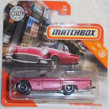 Matchbox 2020 &quot;&#39;57 Ford Thunderbird&quot; #14/100 GKL72 Mint Car On Sealed Card - £2.40 GBP