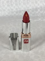 NEW L&#39;Oreal Colour Riche Anti-Aging Serum Lipcolour Lipstick in Spiced Wine 713 - £5.74 GBP