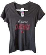 NFL Arizona Cardinals Womens  T Shirt Size Small  Dark Gray Cotton Polye... - $278.01 MXN