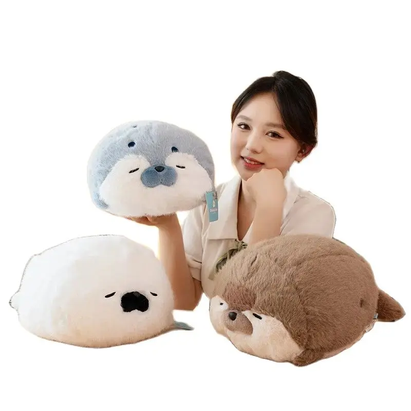 Plush toy soft pillow lifelike stuffed marine life sea otter soft doll simulation seal thumb200