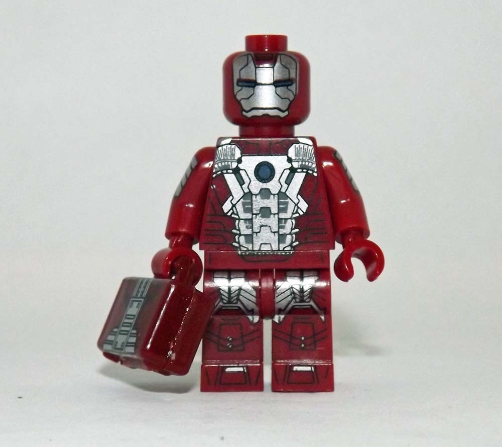 Iron-Man Mk 5 With Case Avengers Comic Custom Minifigures - $8.24