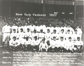 1927 NEW YORK YANKEES 8X10 TEAM PHOTO BASEBALL PICTURE NY WITH NAMES MLB - £4.01 GBP