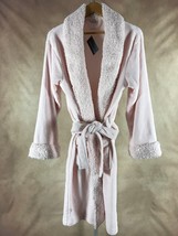 Hudson Park Collection Women&#39;s Plush Robe, Pink New Large/XL - £18.52 GBP