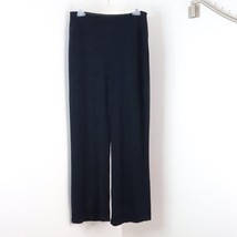 Citiknits Women&#39;s S Navy Blue Slinky Acetate Knit Travelers Straight Leg Pants - £17.58 GBP