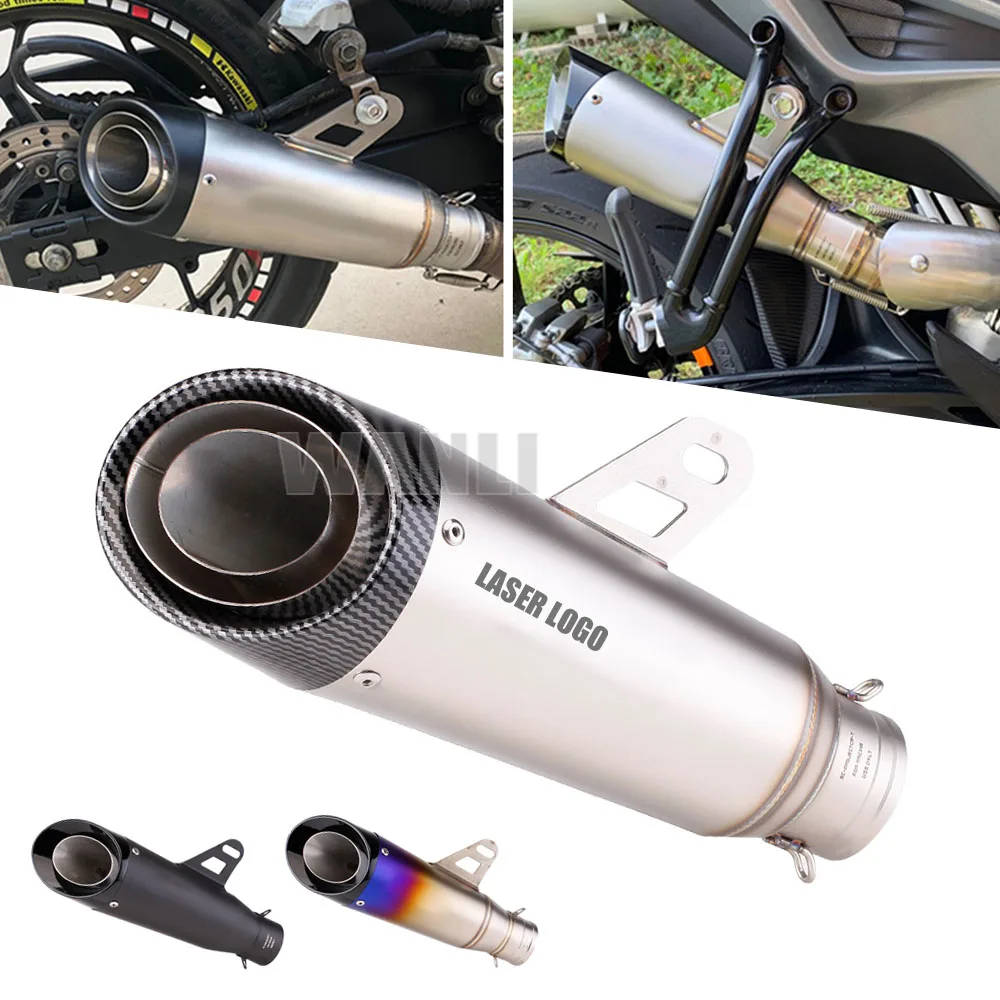 51mm 60mm Universal Motorcycle sc Exhaust proyect Escape with DB Killer For - £52.65 GBP+