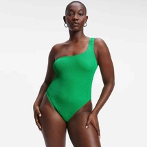 Nwt Good American Always Fits Shoulder ONE-PIECE Swimsuit Size 6 - £56.14 GBP