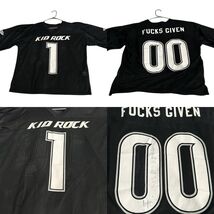 VTG Y2K Kid Rock 00 Fuxxs Given Football Jersey Shirt Men's 2XL Black Ba... - $59.85