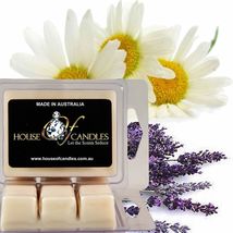 Chamomile &amp; Lavender Eco Soy Candle Wax Melts Clams Hand Poured Vegan - £11.17 GBP+