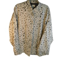 Neiman Marcus Exclusive Silk Rayon Burnout Jacket Size XL - £13.23 GBP