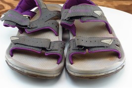 Columbia Sz 7 M Brown Sport Sandals Fabric Women Sandals 1211 - £15.78 GBP