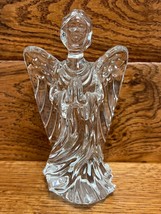 Waterford Crystal Guardian Angel Praying Figurine 6” Nativity Sculpture - $48.37