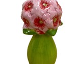 Ganz 2 Piece Flower Vase Collectible Salt and Pepper Shaker Set ER26024 - £10.32 GBP