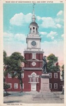 Barry Statue Independence Hall Philadelphia Pennsylvania PA Postcard D54 - $2.99