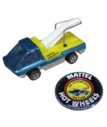 1969 Hot Wheels Redline Heavyweights Tow Truck Blue HK w/ Button Vintage... - €110,82 EUR