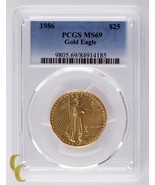 1986 Gold 1/2 Oz. American Eagle Ausgewählten Von PCGS As MS-69 ! Groß B... - $3,658.05 CAD