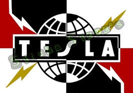 Rock Band Tesla Cool Vinyl Nikola Sticker Decals Stickers 8 Pack - $34.60