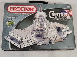 VINTAGE Erector Capitol Building 650 Pieces 0516 - £37.01 GBP