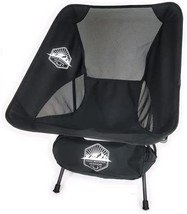 Ultra-Light Camp Chair In Black From Eagle Mountain Outdoors. - £31.69 GBP