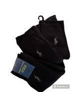 Polo Ralph Lauren Combed Cotton 3 Pack Socks.NWT.MSRP$26 - $24.31