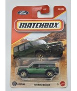 Matchbox 2025 Ford Bronco 30/125 Green Diecast SUV Off Road Vehicle New - €6,88 EUR