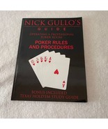 Nick Gullo’S Guide: Operating a Professional Poker Room Paperback Book - £10.19 GBP
