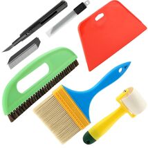 Complete Wallpaper Smoothing Tools: Seam Roller &amp; Brushes for Easy Appli... - $34.60