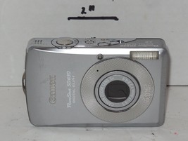 Canon PowerShot ELPH SD630 6.0MP Digital Camera - Silver Tested Works Battery SD - £195.43 GBP