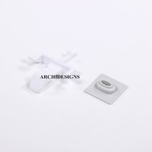 NEW Genuine/OEM WHIRLPOOL (4) GROMMET &amp; LATCH KITS, Part # W10131752 - $1,123.75 MXN