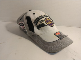 LSU Nike 2007 Football National Champions Embroidered Adjustable Hat Cap VGC - £15.75 GBP