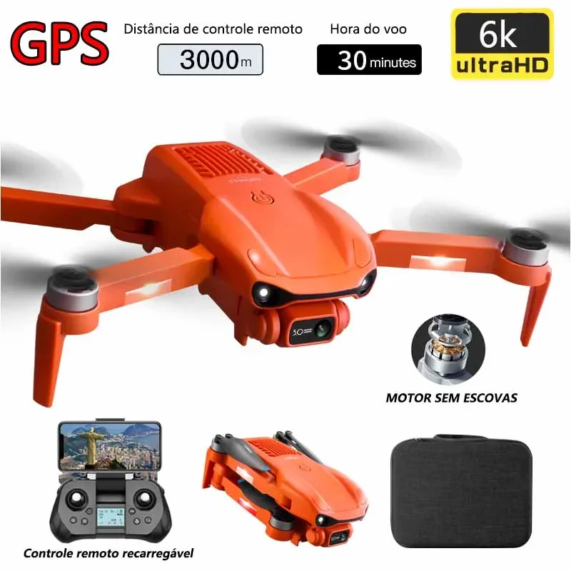 F12 GPS Drone 4K 6K HD Dual Camera Wi-Fi FPV RC Helicopter Brushless Foldab - £23.71 GBP+