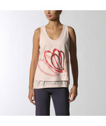 Adidas x Stella McCartney S15244 Yoga Run Tank Top Pale Pink (XS) - $103.50 CAD