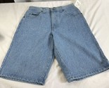 NWT Vintage BHPC Blue Jean Shorts 32 Beverly Hills Polo Club Baggy Y2K USA - £23.70 GBP