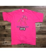 Kentucky Derby 2010 Adult Large Pink Short Sleeve Horse Racing T Shirt - $15.27